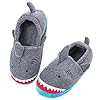 Little Kids Big Boys House Slippers, Kids Warm Slip On Home Slippers with Soft Memory Foam Cute Winter Nonslip Indoor…