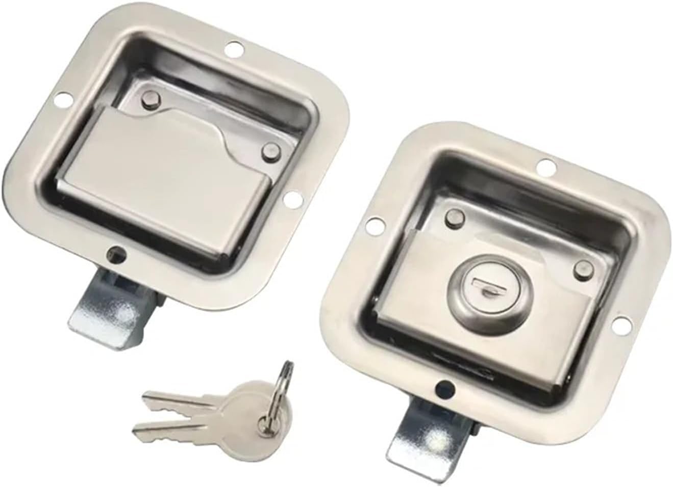 Lock-4A 4B 5A 5B Pull Panel Box Cabinet Lock 1Pcs(with Lock-4B)