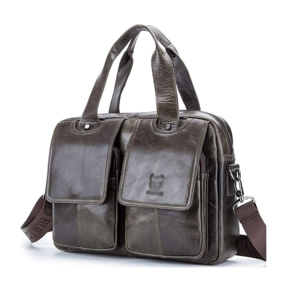 Mallette vintage en cuir italien pleine fleur homme pour ordinateur portable