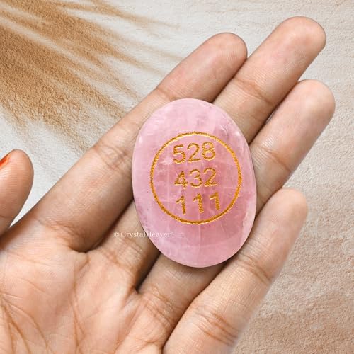 Image of Certified Rose Quartz Zibu Symbols Crystal For Love Switch