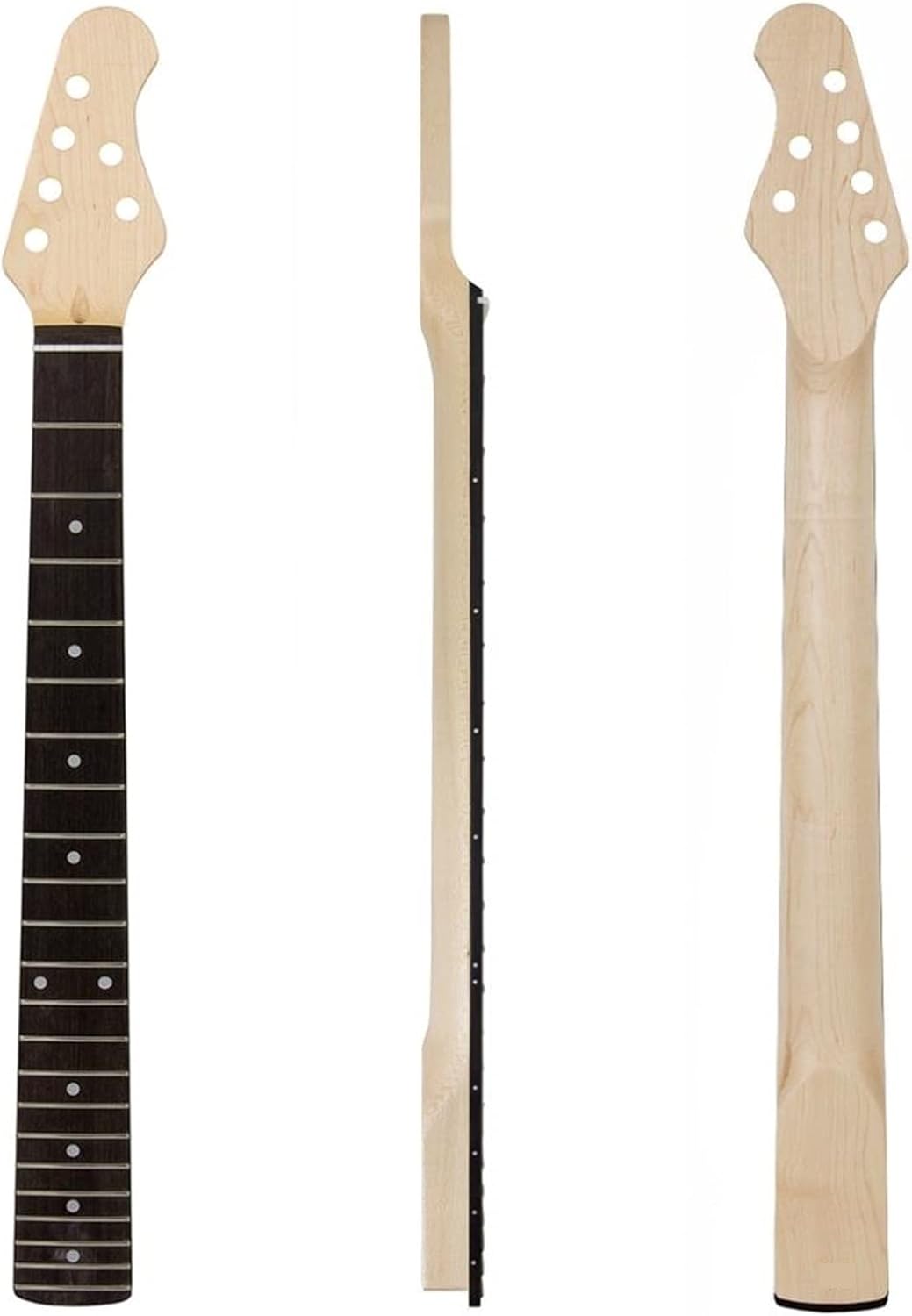 エレキギターネックメープル22フレット指板ボルトオンCシェイプクリア