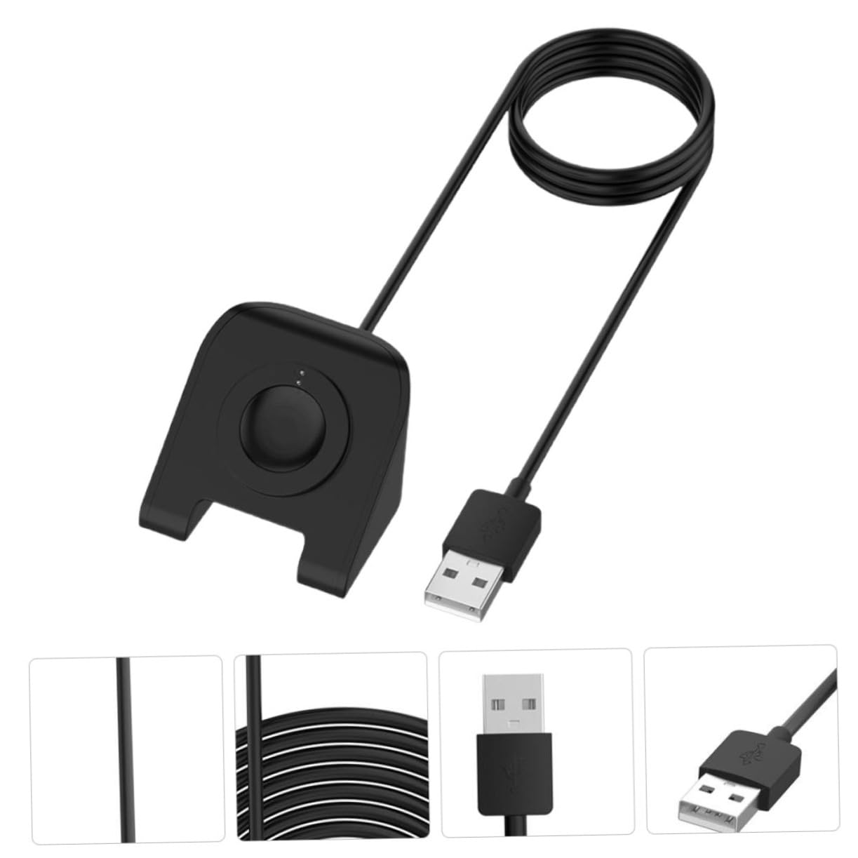OSALADI 3pièces Chargeur USB Compatible avec Montre Connectée Gen Gen Support De Charge Pratique Et Compact pour Bureau Et Voyage