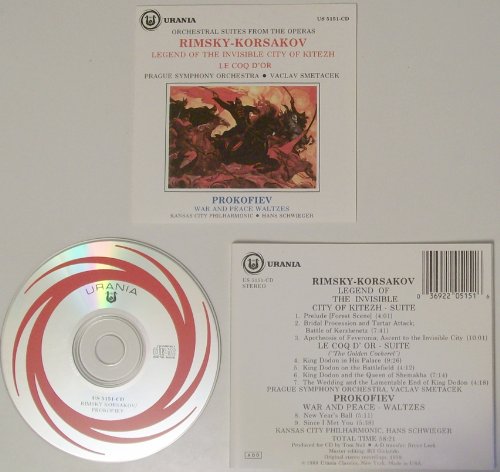 Rimsky-Korsakov: Legend of the Invisible City of Kitezh, Le Coq D'Or; Prokofiev: War and Peace Waltzes