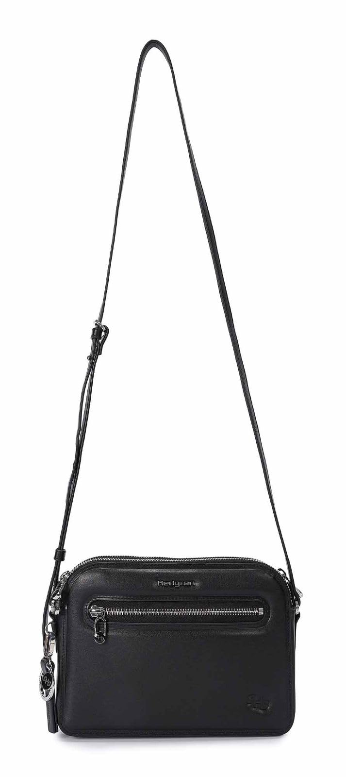 Hedgren Unisex's Doppio + Double Crossover + RFID, Black, Talla única