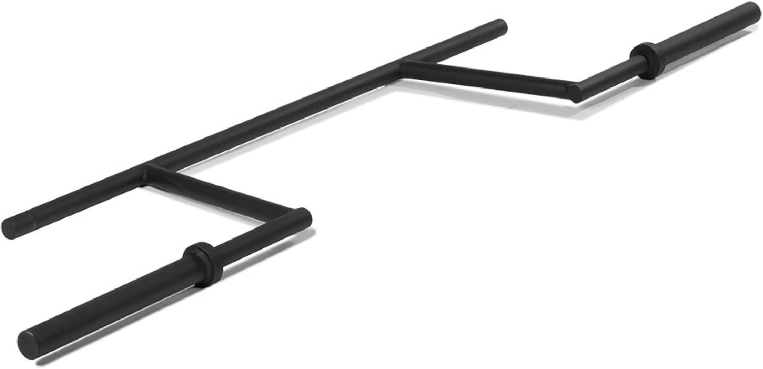 Titan Fitness Rackable Camber Bar, Rated 1000 LB, 18" Camber Drop, Ideal for Squats, Box Squats, and Good Mornings