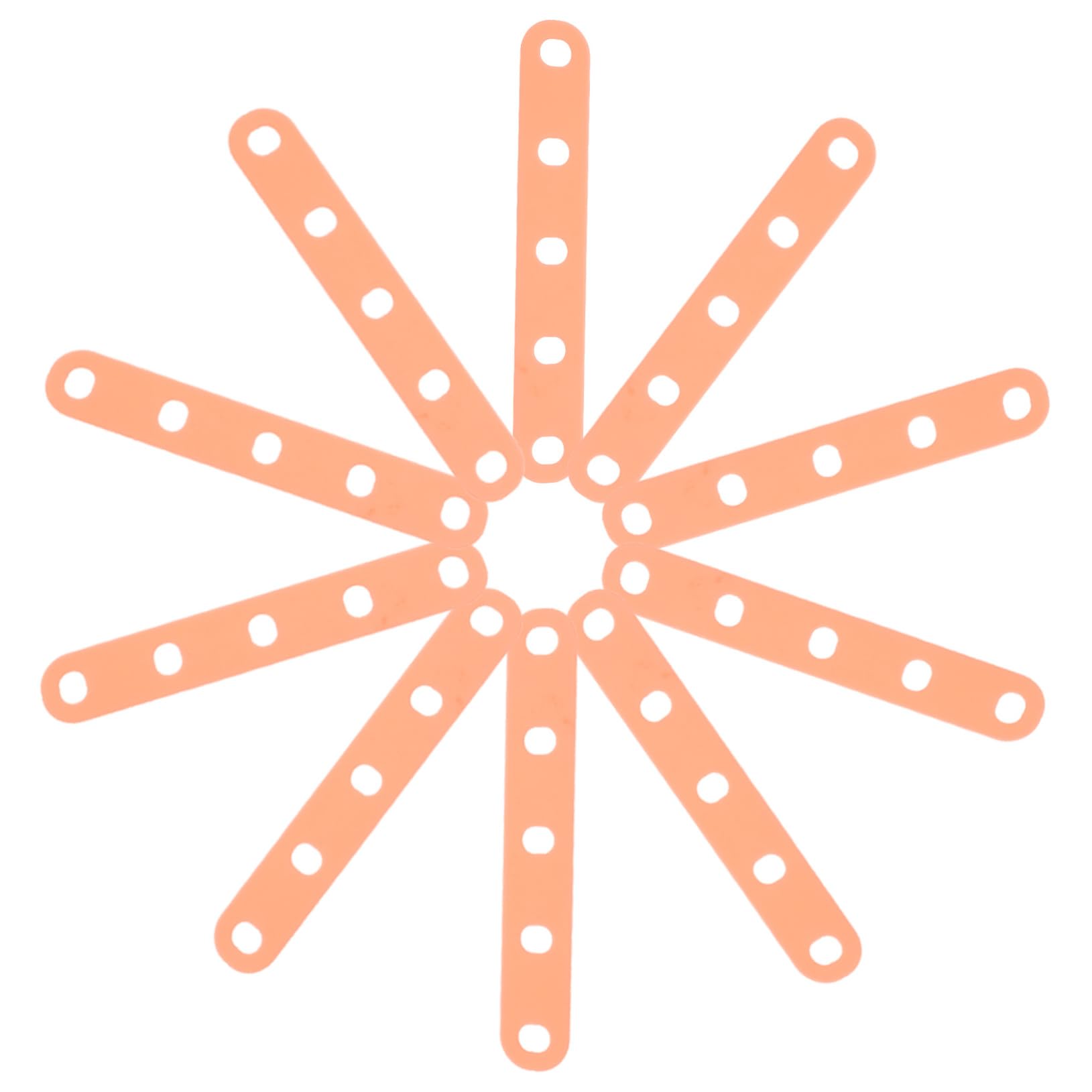 FOMIYES Professional Hair Curler Bands 20pcs Silicone Curling Bands for Women Perm Rods Hair Rollers Headband Curler Orange Perm Rods