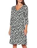 Raffung Cartoon Damen 1091/7441 Kleid, Green/Black, S