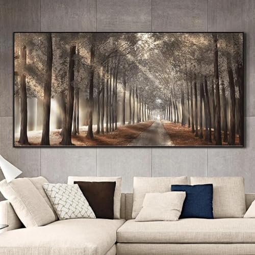 Nature soleil peinture arbres verts pour reconnecter avec la terre