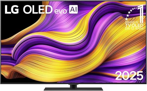 LG OLED evo AI G5 TV 55 pollici, Smart TV 4K, Base da appoggio inclusa, Processore α11 Gen2,...