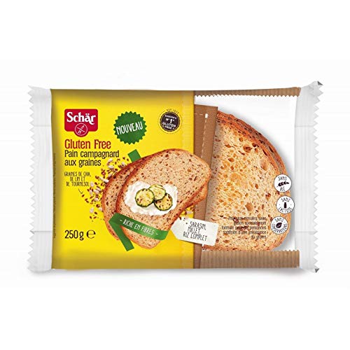 SCHÄR - Pain Campagnard Aux Graines Sans Gluten 250G - Lot De 3 - Offre Special