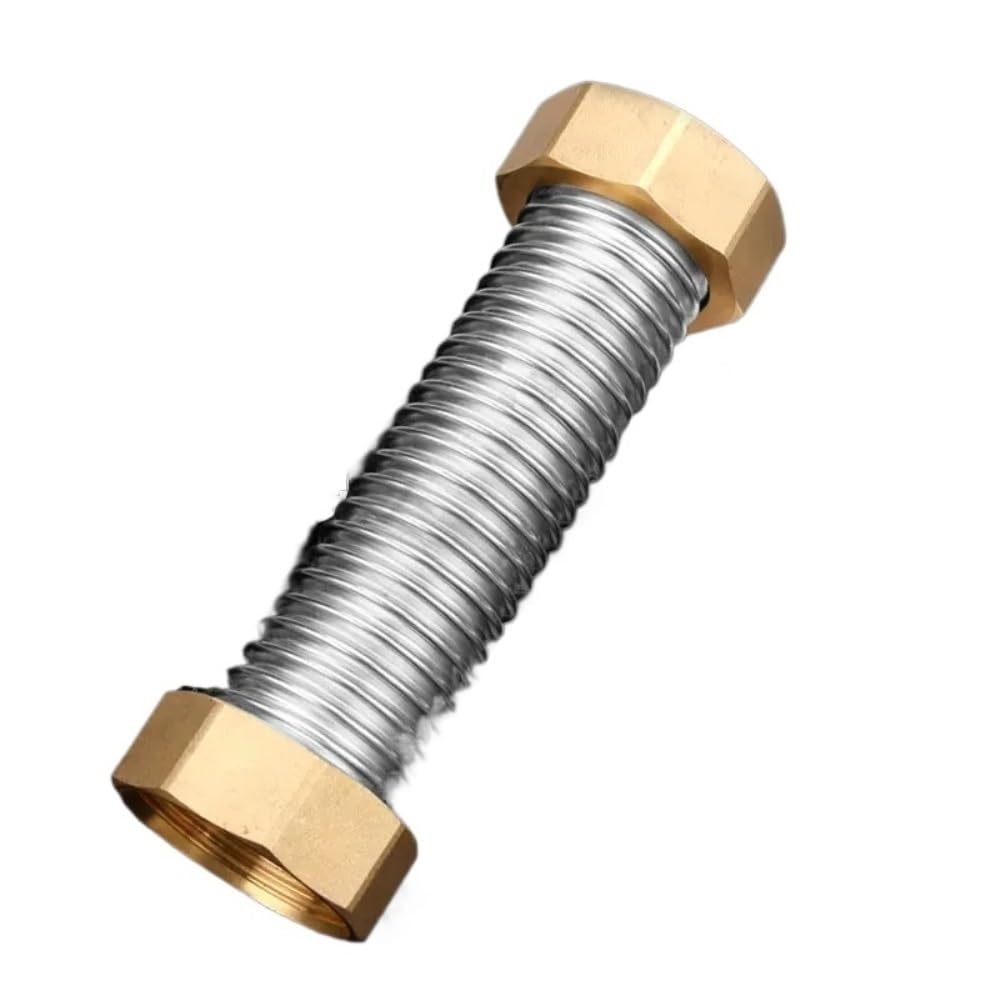 Tubo corrugado a prueba de explosiones de acero inoxidable 304 G1.5" DN40 X DN40 Manguera de entrada de agua Tubo de conexión de cable interno doble(100CM_DN40)
