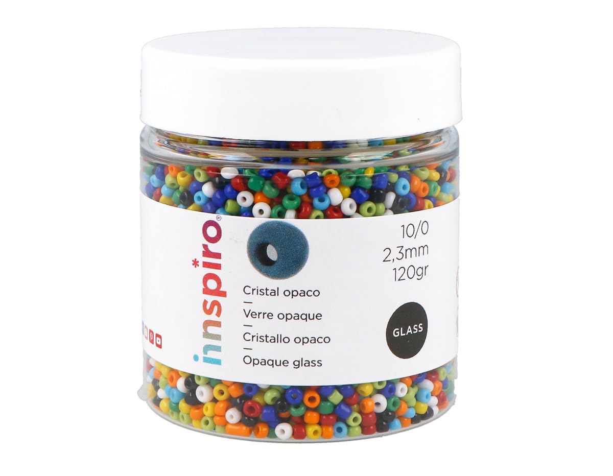 INNSPIRO Opaque Round Glass Rock Mix 2.3mm 10/0 120g