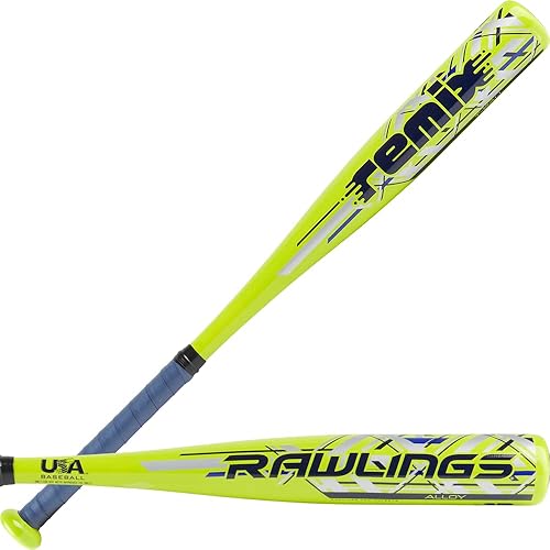 Miniatura 22 de Rawlings Remix T-Ball Bat USA Baseball & Softball -12 Drop 2 1/4" Barrel 1 Pc. Aluminum Negro