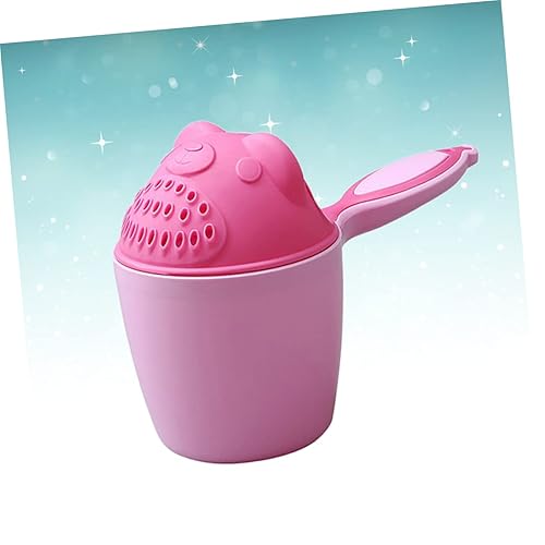 Miniatura 4 de Toyvian Champú para recién nacido, cucharas de plástico, champú para bebés, taza de enjuague para bebés, taza de lavado de cabello para bebés,
