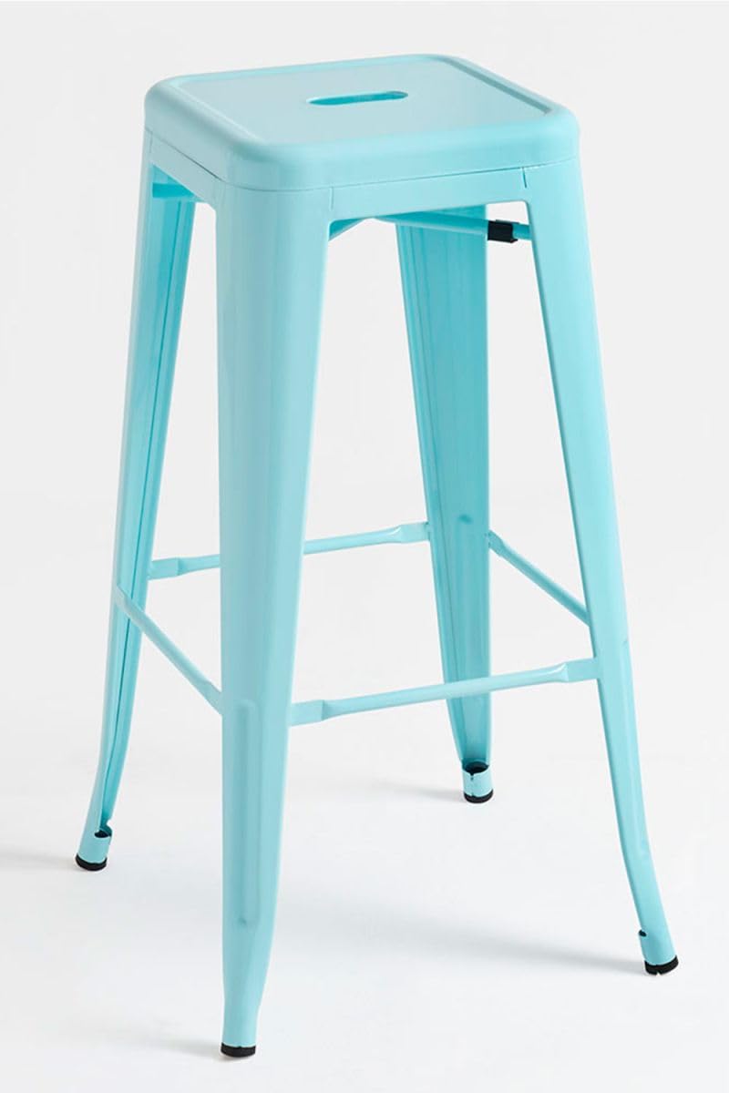 Pack 4 Taburetes Torix Madera Natural - Rojo