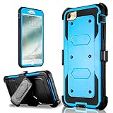 iPhone 7 case, Samcore Full Body Protection Defender [With Built-in Screen Protector] Armor Case with Rugged Holster for iPhone 7 4.7