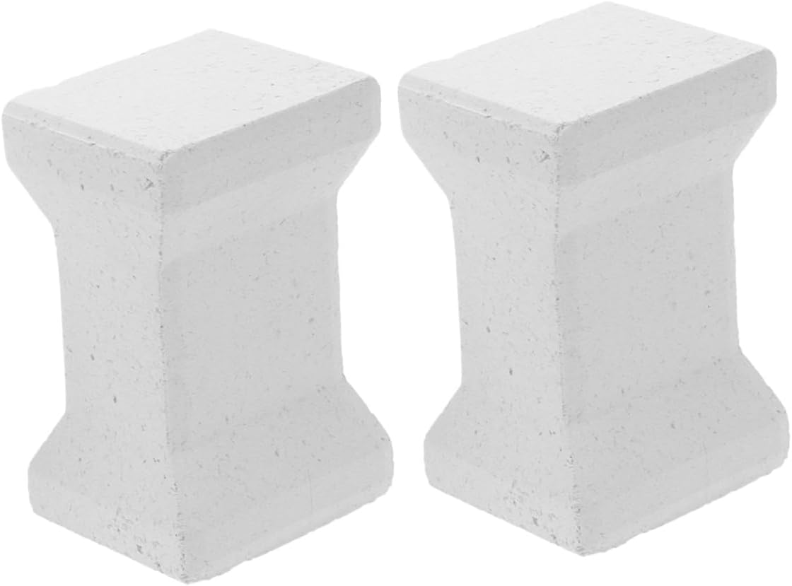 TEHAUX 2pcs Kiln Posts for Ceramics Pottery Firing Support Tools High Temp Resistant Ceramic Accessory