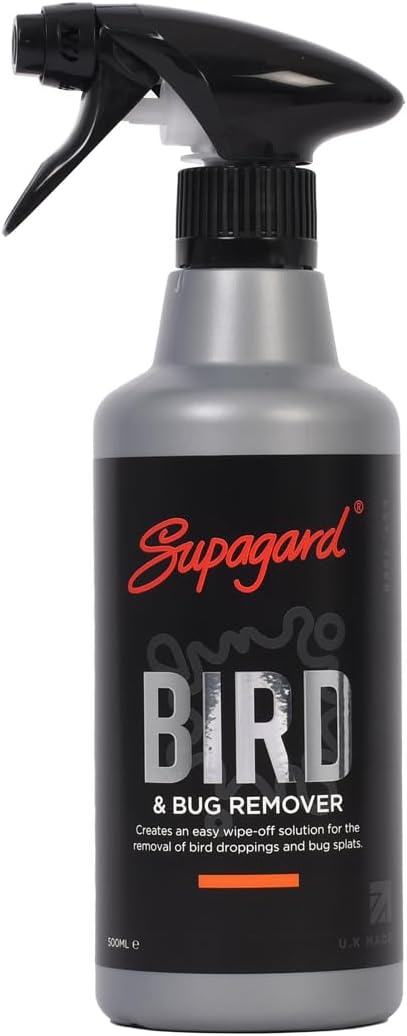 Supagard バードドロップ&バグリムーバー 車用ツインパック(500ml) - 昆虫&鳥のクリーナー - 鳥のや昆虫の残留物のための効果的な解決策 - 使いやすいカーケアキット