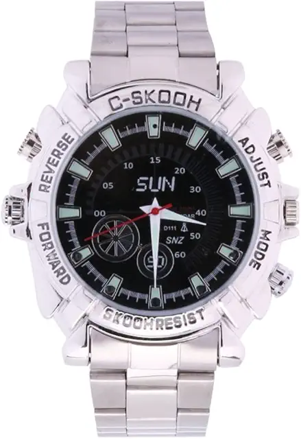 Montre Espion Caméra DV - Étanche Full HD 1080p avec Vision Nocturne et 32 Go