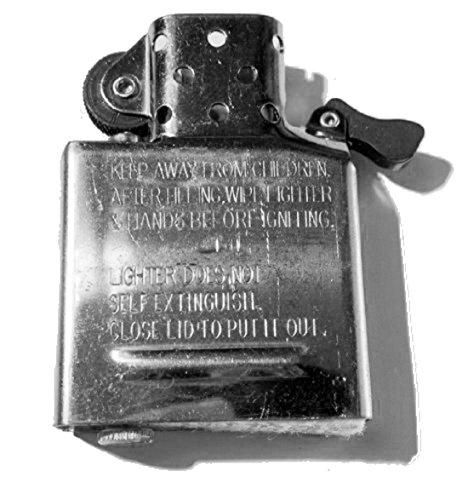 Zippo Inside Guts Silver Chrome (No Outside Case) Only Inside Insert #TOP1