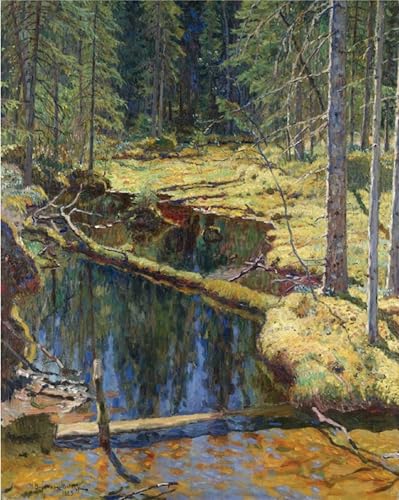 Tableau Forêt Bogdanov belsky 60x90cm pour raviver un mur vide avec élégance