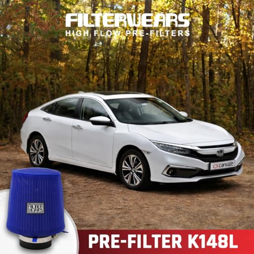 Image of FILTERWEARS Pre-Filter K148L For K&N RU-4740 RE-0930 RE-0950, 22-8033PK