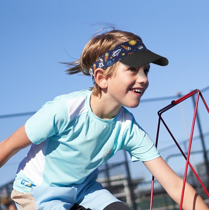 Gorra con visera para niños, unisex, sombrero de verano, visera para el sol, sombreros para niñas, visera para niños, gorra para correr, playa, tenis, visera solar