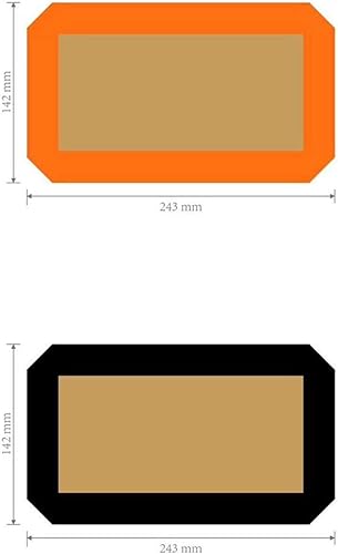 Miniatura 2 de Forros de silicona para Ninja ST100 y ST101 Foodi 2 en 1 tostadora abatible, reutilizable, fácil de limpiar, impermeable, resistente al calor, juego