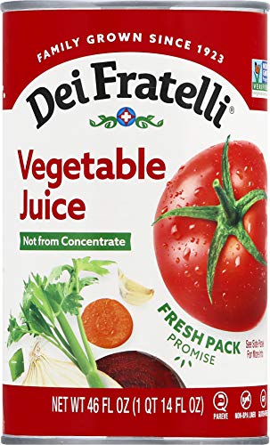Dei Fratelli Vegetable 100% Juice, Not From Concentrate, 46Oz (6 Pack) #TOP24