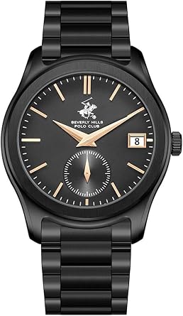 Beverly Hills Polo Club BP3772X.060 Erkek Kol Saati, 41 mm, Siyah