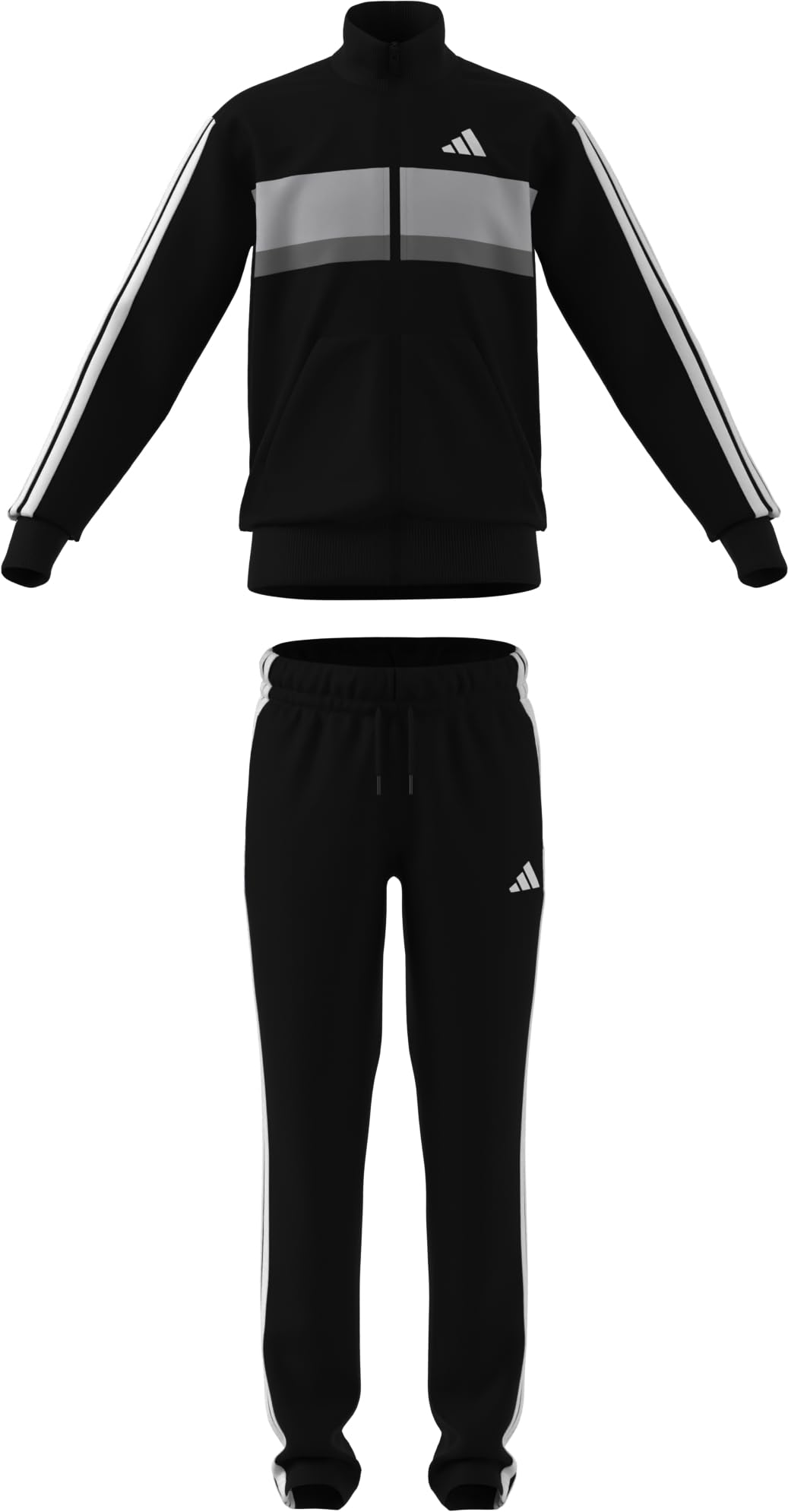 adidas Unisex niños SEASONAL ESSENTIALS TIBERIO 3 STRIPES TRICOT TRACKSUIT