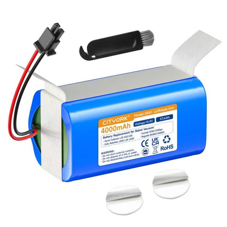 Batterie 4000mAh pour aspirateur Honiture G20 Pro et Eufy LR20