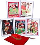 Jimmy Garoppolo Football Cards (5) Assorted Bundle - San Francisco 49ers Trading Card Gift Set