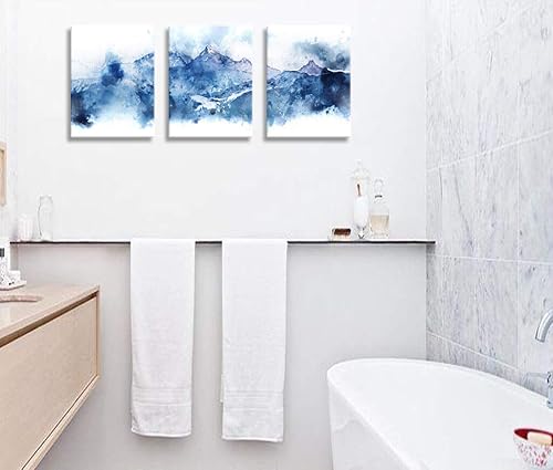 Miniatura 7 de Lienzo abstracto para pared, arte de pared de sala de estar, arte abstracto, decoración de pared, decoración de pared de montaña, arte abstracto