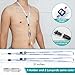 Smaller Peritoneal Dialysis Catheter Transfer Set Holder. PD Secure Shower Accessories. 2 Adjustable Neck Lanyards with, Breakaway Feature for Safety. (White)