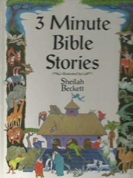 Hardcover Three Minute Bible Stories Book
