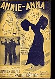 je chante trenet partition pdf  ANNIE-ANNA partition pour le chant
