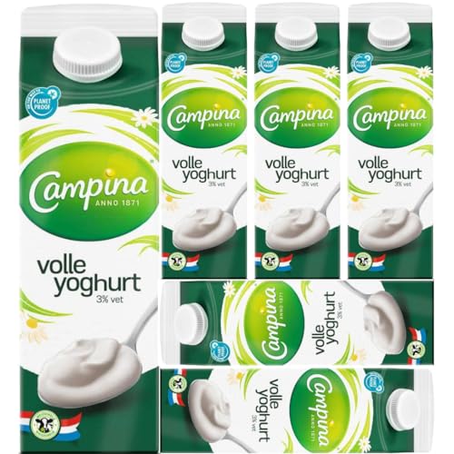 Campina Yogur Completo% 3 Grasa 1000 Mililitros x 6 piezas con supermercado pufai
