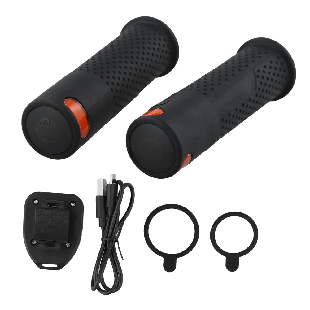 Voyants LED pour guidon de trottinette électrique avec télécommande sans fil pour Xiaomi résistant aux intempéries ABS et silicone, lumières de sécurité haute luminosité pour une meilleure