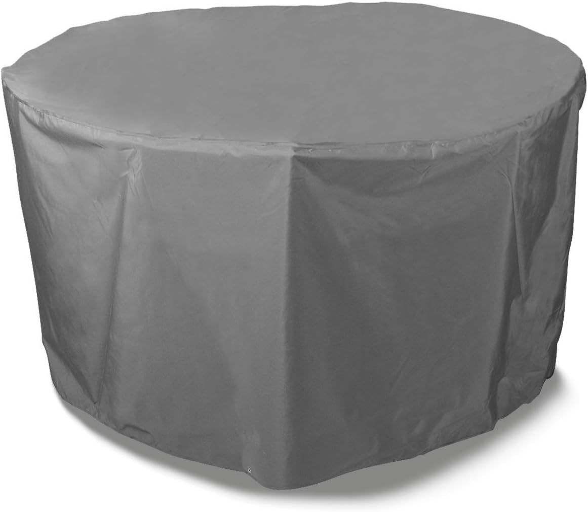 Bosmere Protector 6000 | Circular Garden Table + Chairs Cover | D 163cm H 80cm | 100% Waterproof, UV Protected, Heavy Duty 600D | 6 Year Guarantee | U515