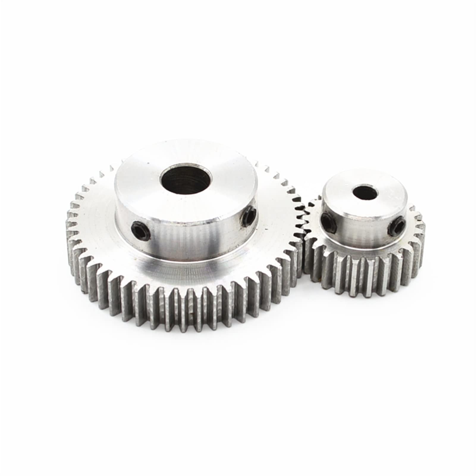 Stirnradgetriebe, Ritzelsatz, Ritzel 1 Stück 1 Modul Stirnrad 1M 40T 42T 45T 50T 55T 60T Stirnrad Ritzel 45 Stahlzahnrad Zahnstange Getriebezahnradbohrung Welle(8mm Bore,40T)