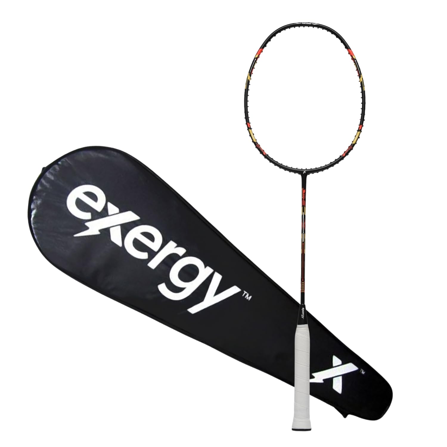 Buy Exergy Katana Strung Badminton Racket - Japanese Graphite, Flexible ...