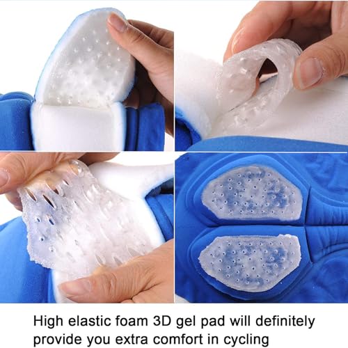 COTOP Pantalón Corto para Bicicleta Hombre Pantalón Corto para Hacer Ciclismo 3D Gel Ropa Interior de Bicicleta MTB Acolchado Pantalónes Cortos Antideslizantes y Transpirables - imagen 2