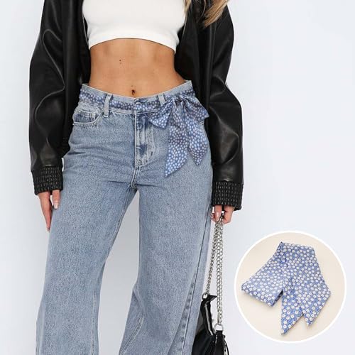 4 Pack Scarves for Bags,Skinny Purse Scarves for Handbags,Multifunctional Fashion Scarf for Women,Boho Headbands & Bag Charms4