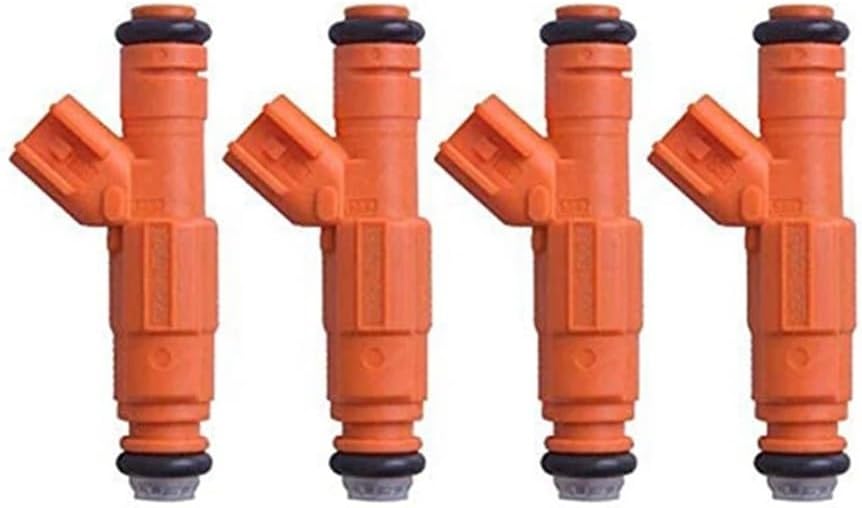 4Pcs Fuel Injection Nozzle Compatible for Focus 6 2.3L MZR 3M4G9F593BA Automotive Replacement Fuel Injectors Control Valve