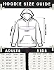 Graphic Impact Plain Pullover Hoodie Casual Hooded Top Unisex for Mens and Womens and Hooded Sweatshirts (XL - Black) #5