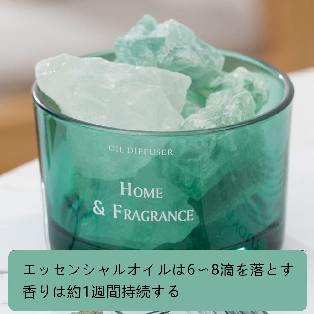 Amazon.co.jp : YUYAKESHI アロマ クリスタルストーン アロマ皿 天然 