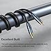 FEMORO Subwoofer Cable 10 ft, Single RCA Cables Dual Shielded Wire Gold Plated Plugs Deep Bass Replacement for SVS Klipsch Yamaha Sub and More to Home Theater Stereo System