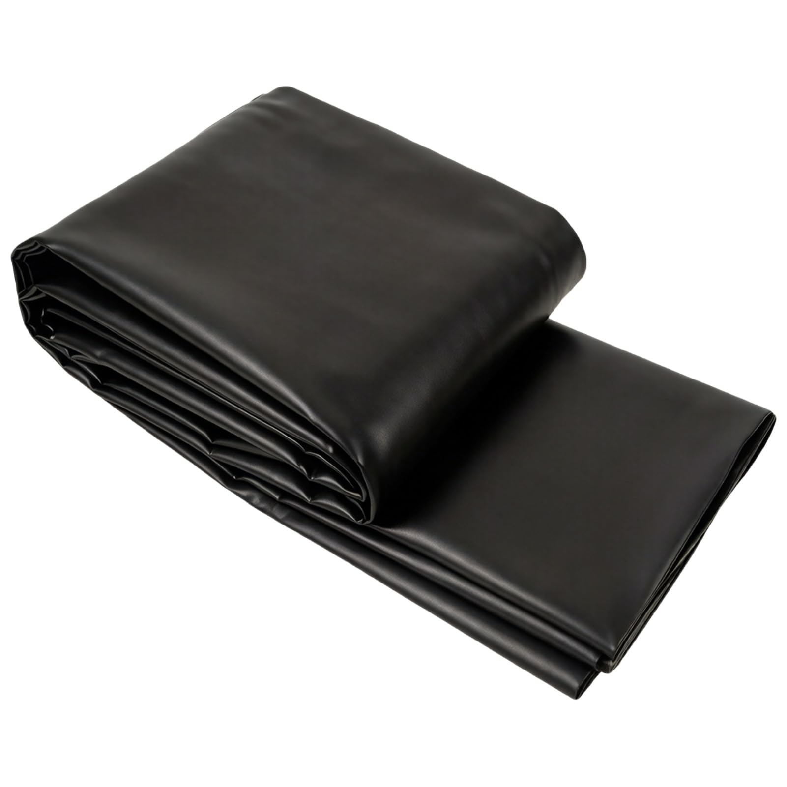 Reinforced Black Pond Liner 1x8m 2x4m 3x5m 5x7m 6x9m UV Resistant HDPE Water Gardens Pond Lining for Outdoor Ponds Waterfall Streams Fountains(7x8m(23x26.2ft))