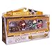 Wizarding World Harry Potter, Micro Magical Moments Scene Gift Set with Exclusive Harry, Hermione, Ron, Fluffy Action Figures & Case, Kids Toys